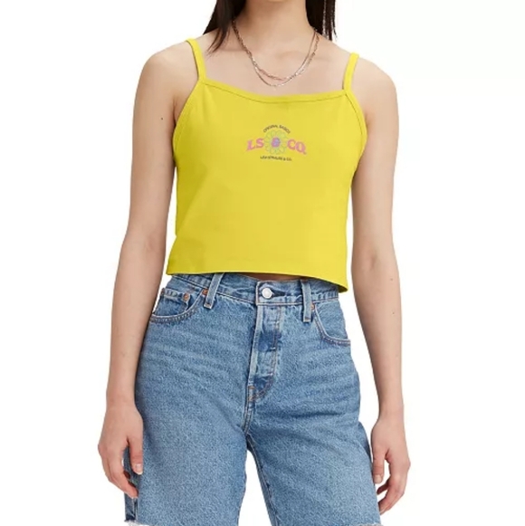 Levi's Tops - LEVI Graphic Cropped Tank XL